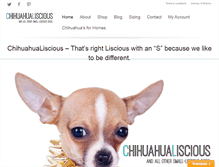Tablet Screenshot of chihuahualiscious.com